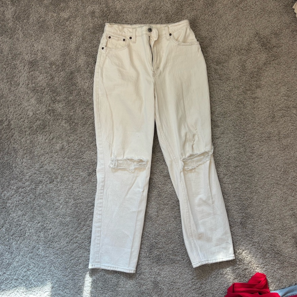 Abercrombie & Fitch 90’s straight ultra high-rise curve Love
